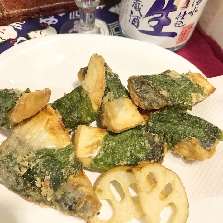 ☆★塩鯖の竜田揚げ♪大葉巻き★☆